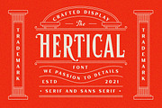 Hertical - Crafted Display Font, a Sans Serif Font by Edignwn Type (Thumbnail 1 of 11)