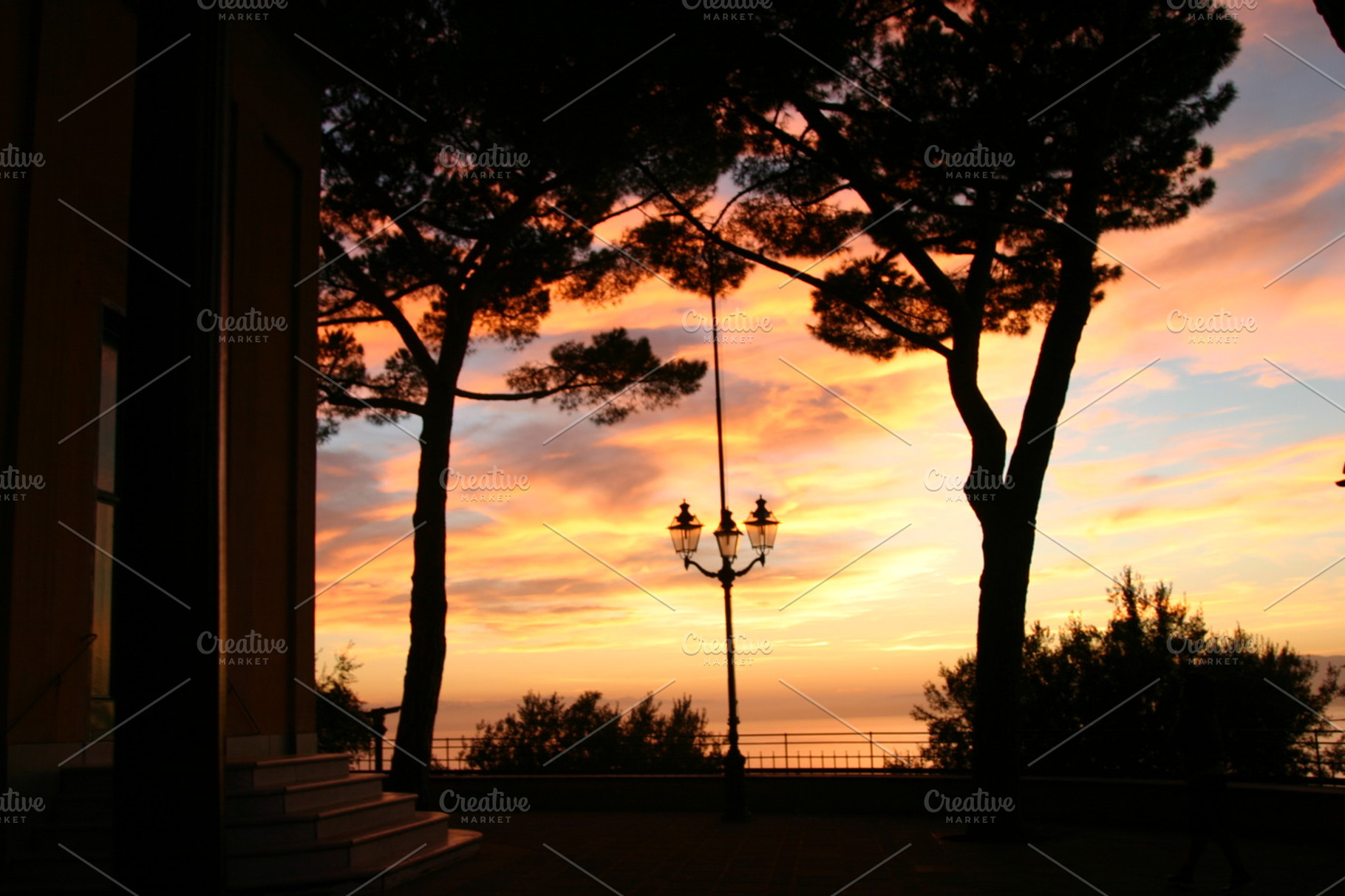 Italian sunset stock photo containing italy and vacation, an Arts & Entertainment Photo by Shop Worth