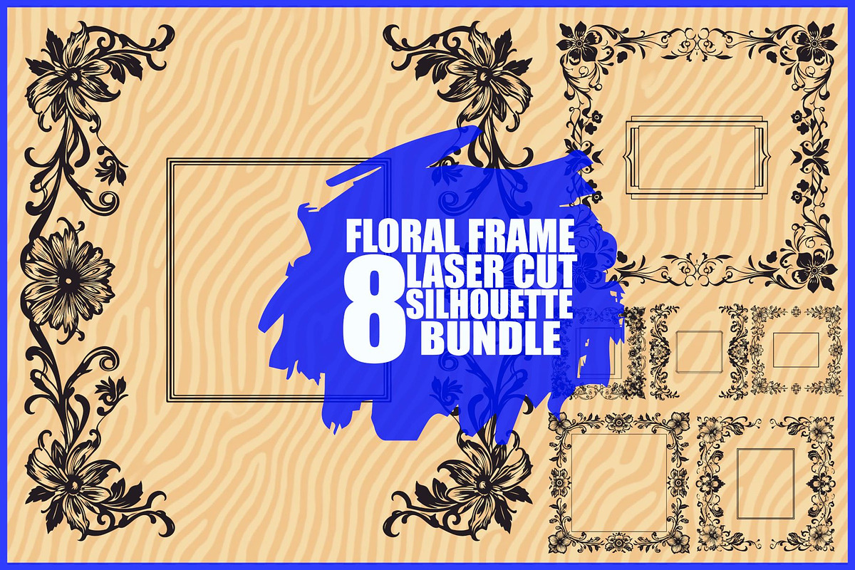 Decorative Frame Laser Cut, an Illustration by musafir_fashion