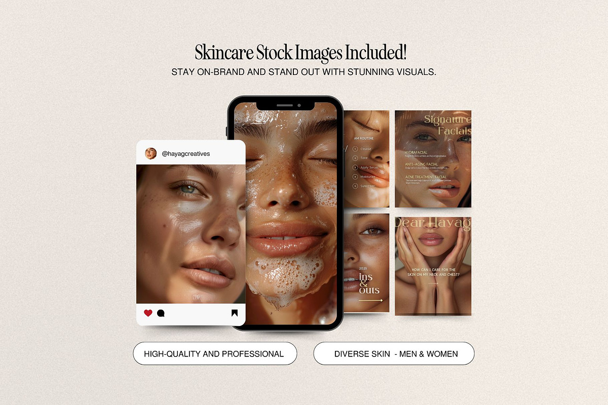 Skincare Post and Stories IG preview 7