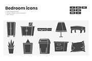 Bedroom Icon Pack, a Solid Icon by erifqizeicon (Thumbnail 2 of 3)