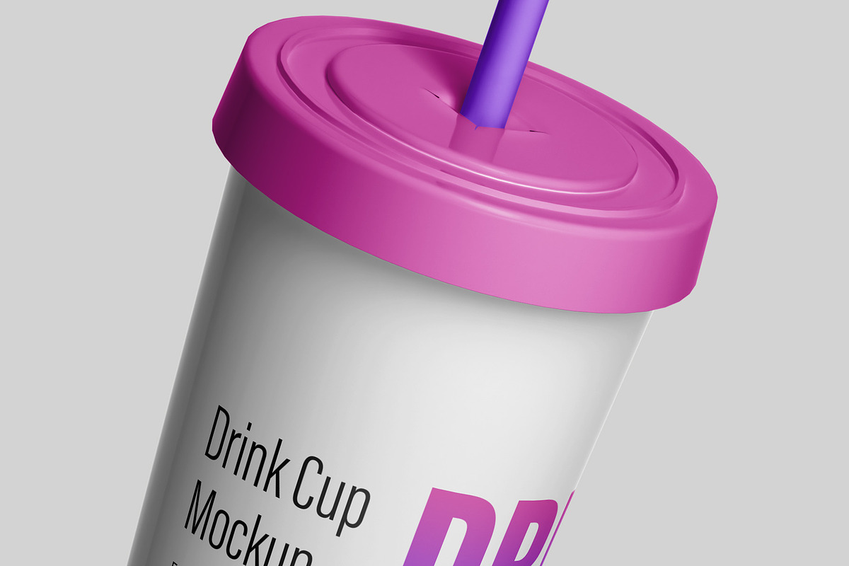 Drink Cup Mockup - 8 Views, a Cups & Container Mockup by Illusiongraphic (Photo 17 of 23)