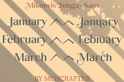 Mikonvis Yonga Sans Serif Typeface, a Sans Serif Font by MchCrafter (Thumbnail 8 of 14)