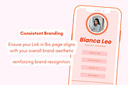 Cherry Instagram Link in bio page te, a Landing Page Template by Hell Yeah Designs (Thumbnail 2 of 6)