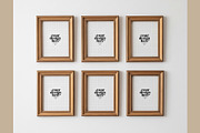 Rustic Frame Mockup Set of 6, a Household Mockup by isjakimockups (Thumbnail 6 of 6)