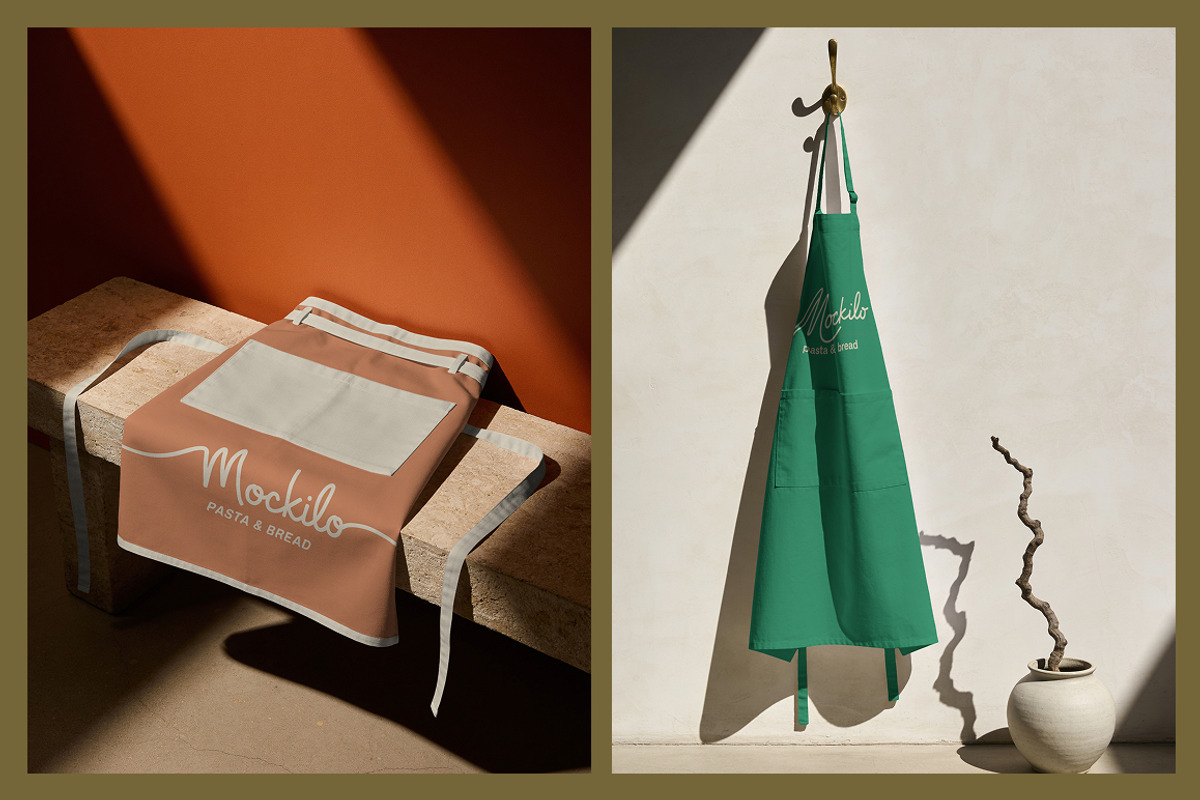 Apron Mockup Bundle, an Advertising Mockup by mockeyai (Photo 4 of 6)