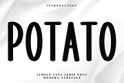 Potato, a Script Font by FreshTypeINK (Thumbnail 1 of 8)
