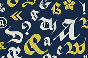 True Blackletters font, a Blackletter Font by kaer_shop (Thumbnail 2 of 12)