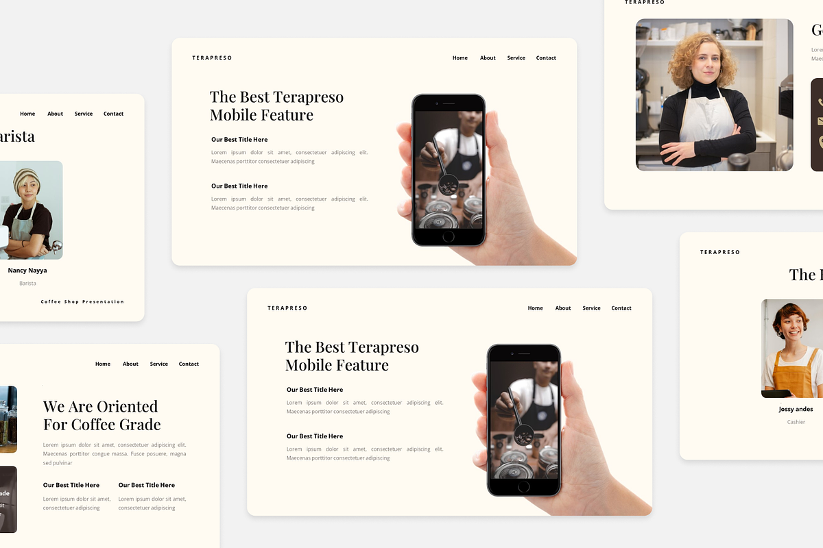Terapreso - Coffee Shop Powerpoint, a Presentation Template by Annora Studio (Photo 4 of 5)