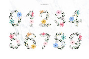 Awesome Blossom alphabet, a Symbol Font by Alice_Evans (Thumbnail 4 of 16)