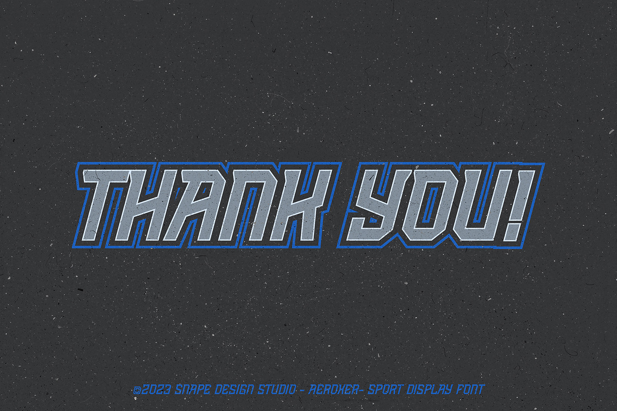 Aeroxer - Sport Font, a Sans Serif Font by Snape Design Studio (Photo 5 of 5)