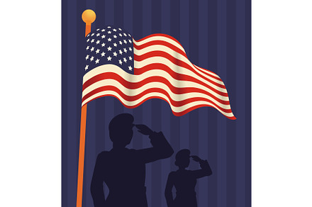 american memorial day, an Illustration by studiogstock