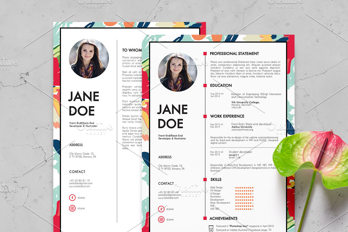 Savanah | Resume & Cover Letter, a Resume Template by Gabellare (Photo 1 of 4)