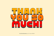 Oui Club Seventies Retro Font, a Font by Oui Studio (Thumbnail 10 of 10)
