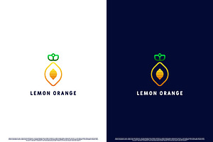 Lemon Orange Gradient Logo Design, a Branding & Logo Template by Morvana Crew