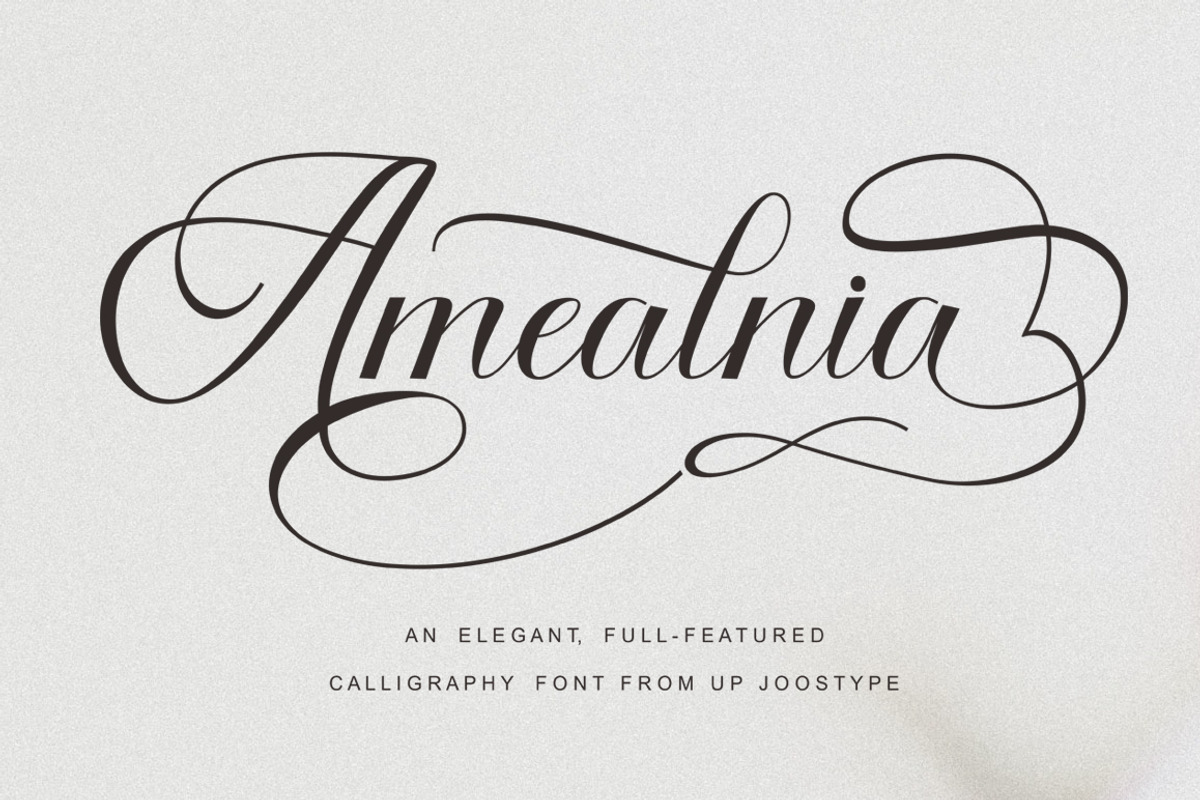 Amealnia Script preview 8