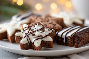 Festive Christmas cookies decorated, a Food & Drink Photo by MistyDay
