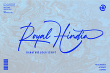 ROYAL HINDIA | Signature Logo Script