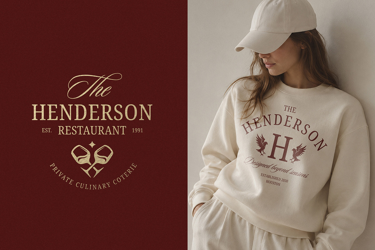 Old Money Vintage Logo Collection, a Branding & Logo Template by Vasya Kobelev (Photo 5 of 17)