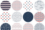 Set of 20 nautical seamless pattern, a Pattern Graphic by SomStock (Thumbnail 2 of 3)