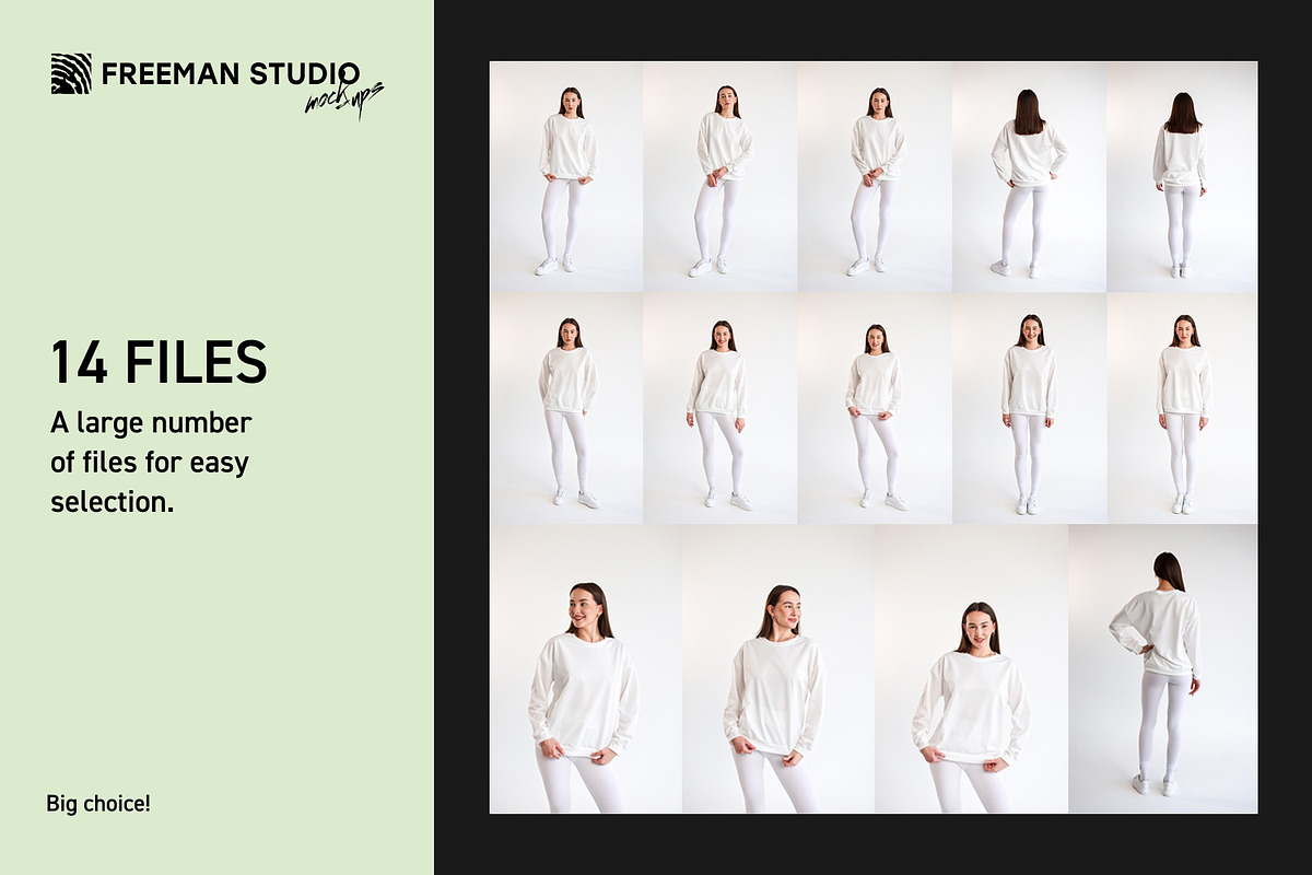 Leggings and Sweatshirt Mockup, a Bottom Mockup by Freeman Studio (Photo 4 of 16)