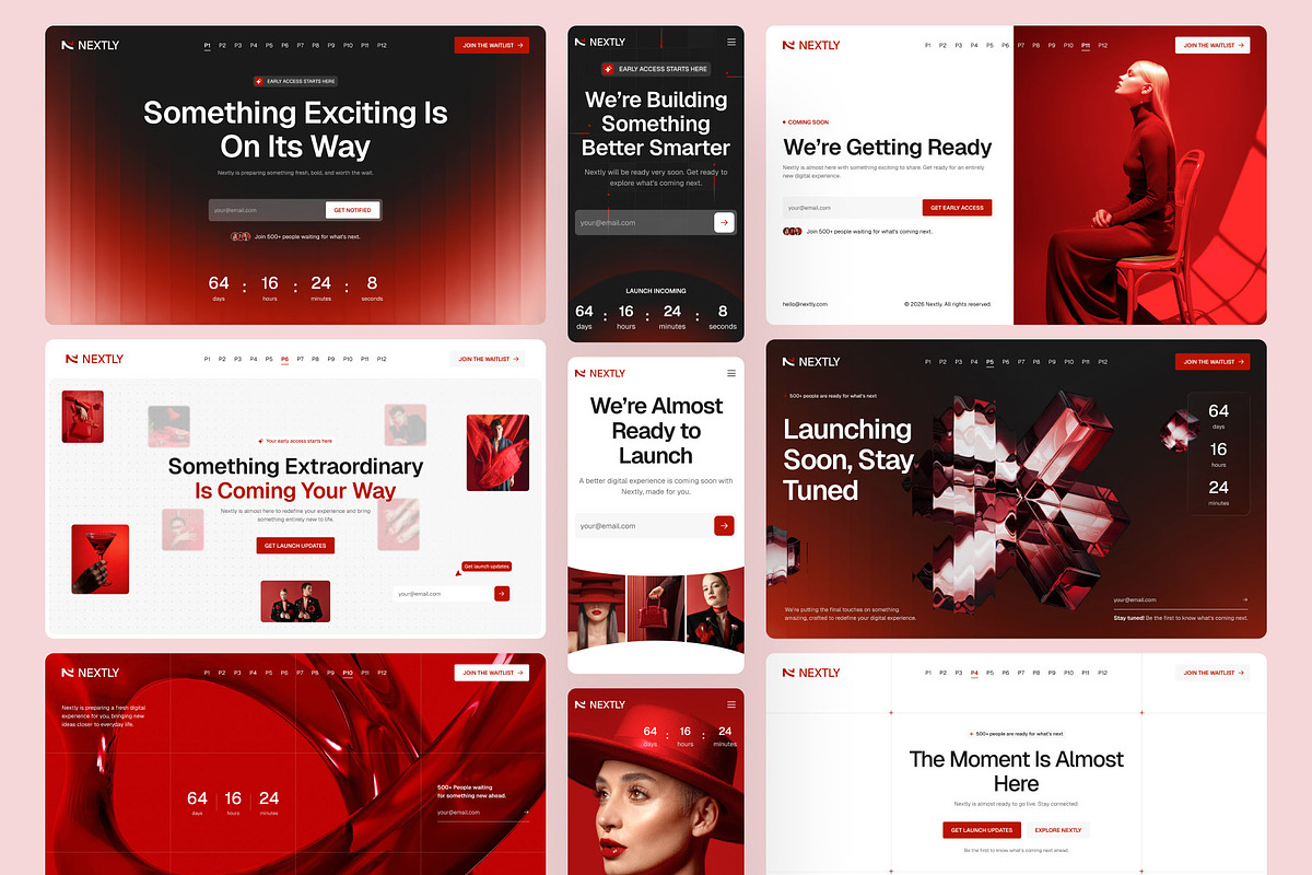 Nextly - Launch and Coming Soon UI, a Landing Page Template by peterdraw (Photo 4 of 5)