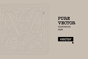 Medieval Beasts Initials, a Blackletter Font by kaer_shop (Thumbnail 12 of 12)