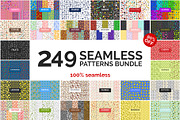 249 Seamless Patterns Bundle, a Pattern Graphic by 3Y_Design (Thumbnail 1 of 12)