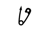 Safety Pin Vector Silhouette Bundle, an Illustration by Designs_River (Thumbnail 15 of 20)