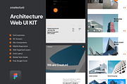 Minimalist Architecture Website, an UI Kit Template by zroch design (Thumbnail 1 of 7)