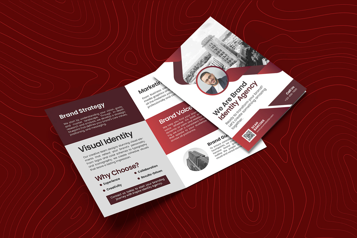 Hyfort Studio - Bifold Brochure, a Brochure Template by Esensifiksi.studio (Photo 3 of 3)