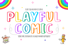 Playful Comic - Cartoon Display Font