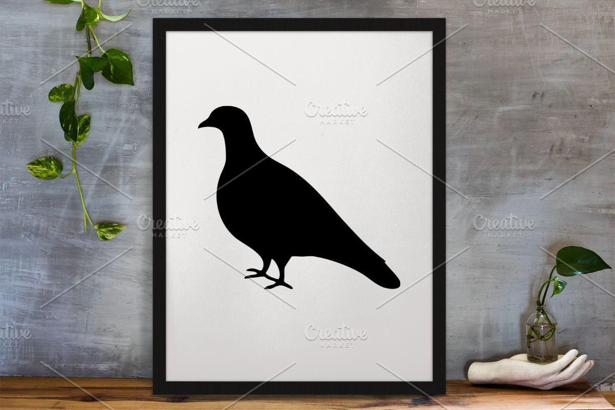 Dove Silhouette SVG, an Animal Illustration by newminddesign (Photo 3 of 3)