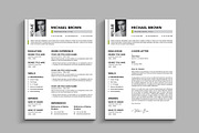 Unique Resume Template, a Resume Template by evgenystudio (Thumbnail 3 of 4)
