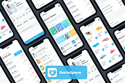 Appointments & Medicine | DoctoSpace, an UI Kit Template by Opus LabWorks (Thumbnail 6 of 7)