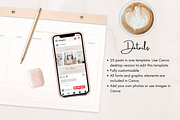 25 Instagram Post Templates, a Social Media Template by Tegefeldt Design (Thumbnail 5 of 6)