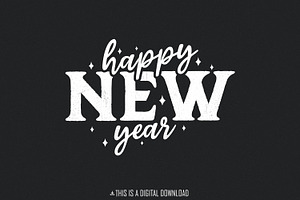 Happy New Year 2025 PNG, Digital, an Illustration by SharpMarketplace