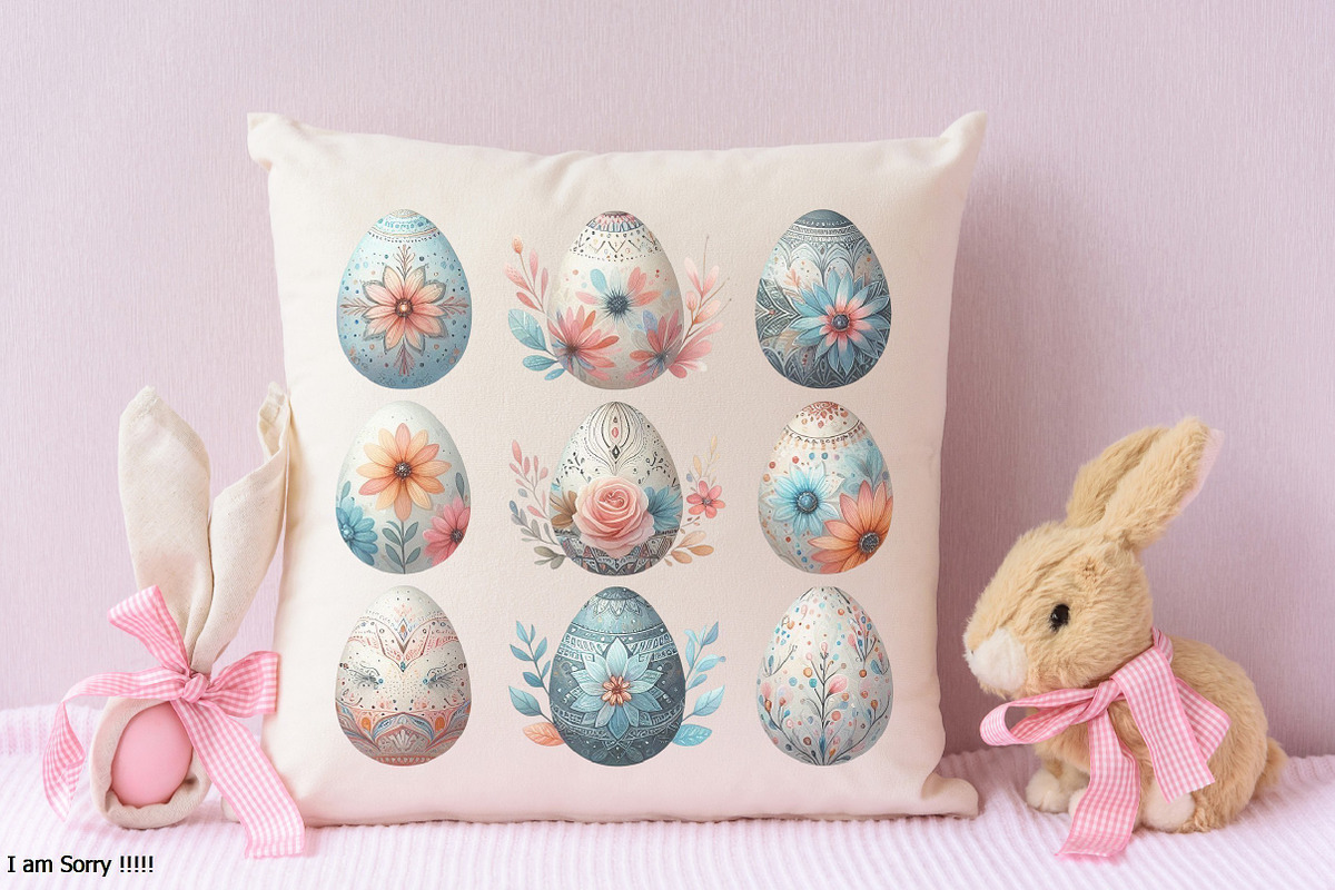 Aesthetic Easter Clipart, a Seasonal Illustration by RobertsArt (Photo 6 of 7)