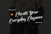 Rhaganeo - Elegant Handwritten Font, a Handwritten Font by Lettermine (Thumbnail 5 of 10)