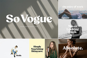 The Modern Elegant Font Bundle 1