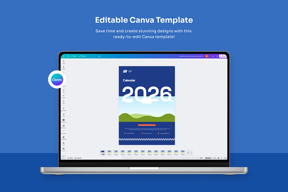 Corporate Automotive Calendar Design preview 6