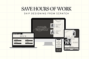 Portfolio Canva Website Template, a Landing Page Template by Anna Design Studio (Thumbnail 7 of 8)