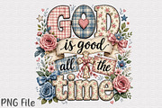 God Is Good All The Time Sublimation, a Seasonal Illustration by YA Design (Thumbnail 1 of 4)