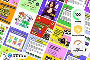 Creator v2 Canva Templates For IG, a Social Media Template by Virall (Thumbnail 2 of 10)
