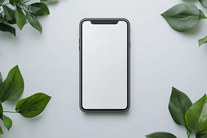 Smartphone mockup with blank screen, a Technology Photo by MistyDay