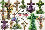 Hello Spring Floral Heart Clipart, an Illustration by RobertsArt (Thumbnail 1 of 4)