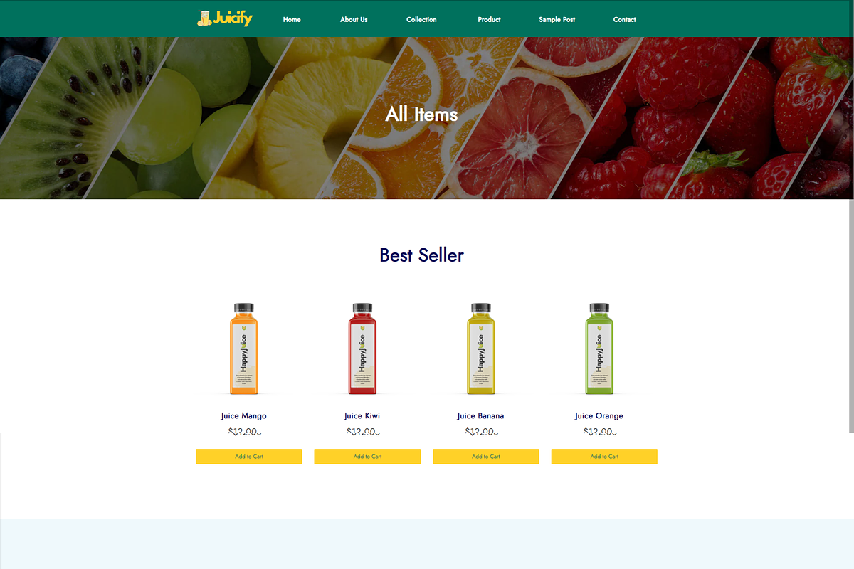 Juicify | Pagefly Shopify Template, a Shopify Template by LTheme (Photo 2 of 2)
