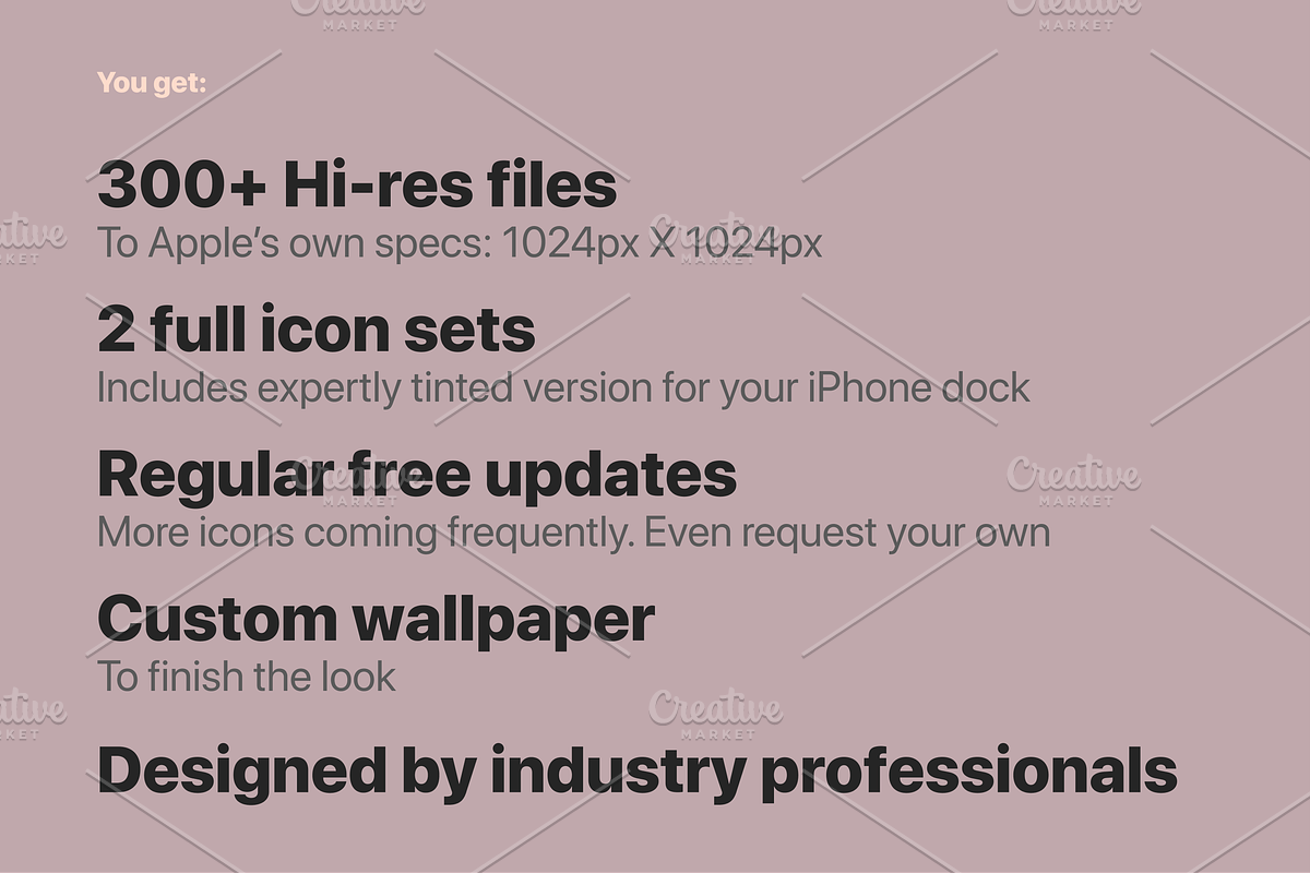 iOS 14 Luxury iPhone App Icons • I, an Icon by Homescreen Pro (Photo 2 of 6)