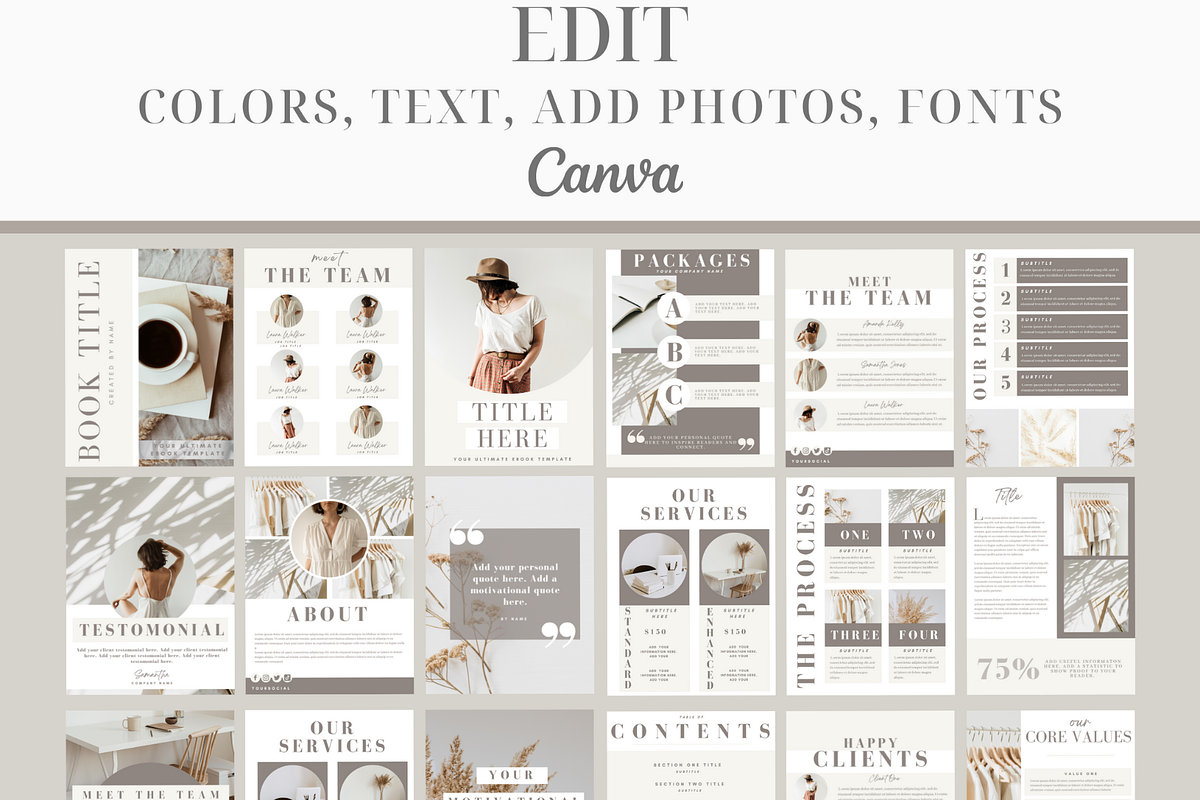 Ebook Creator Canva, a Magazine Template by Oh So Social Boutique (Photo 4 of 6)
