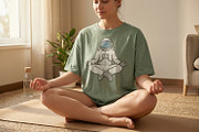 Meditating Astronaut PNG, Space, an Illustration by SharpMarketplace (Thumbnail 2 of 4)
